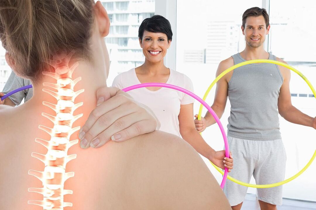 Aktiv Liewensstil mat OsteOchondrosis