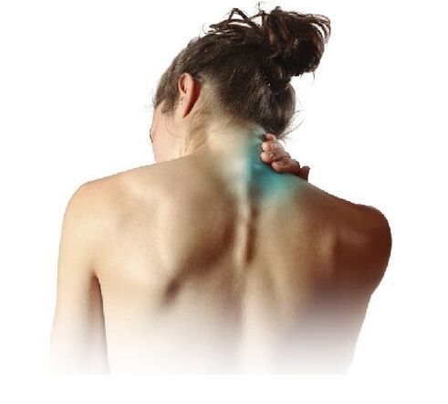 Péng ass den Haaptsymptom vun der Gebärmutterkierper Osteochondrose. 